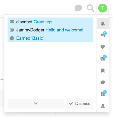 notification menu